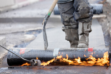 Modified bitumen roofing 